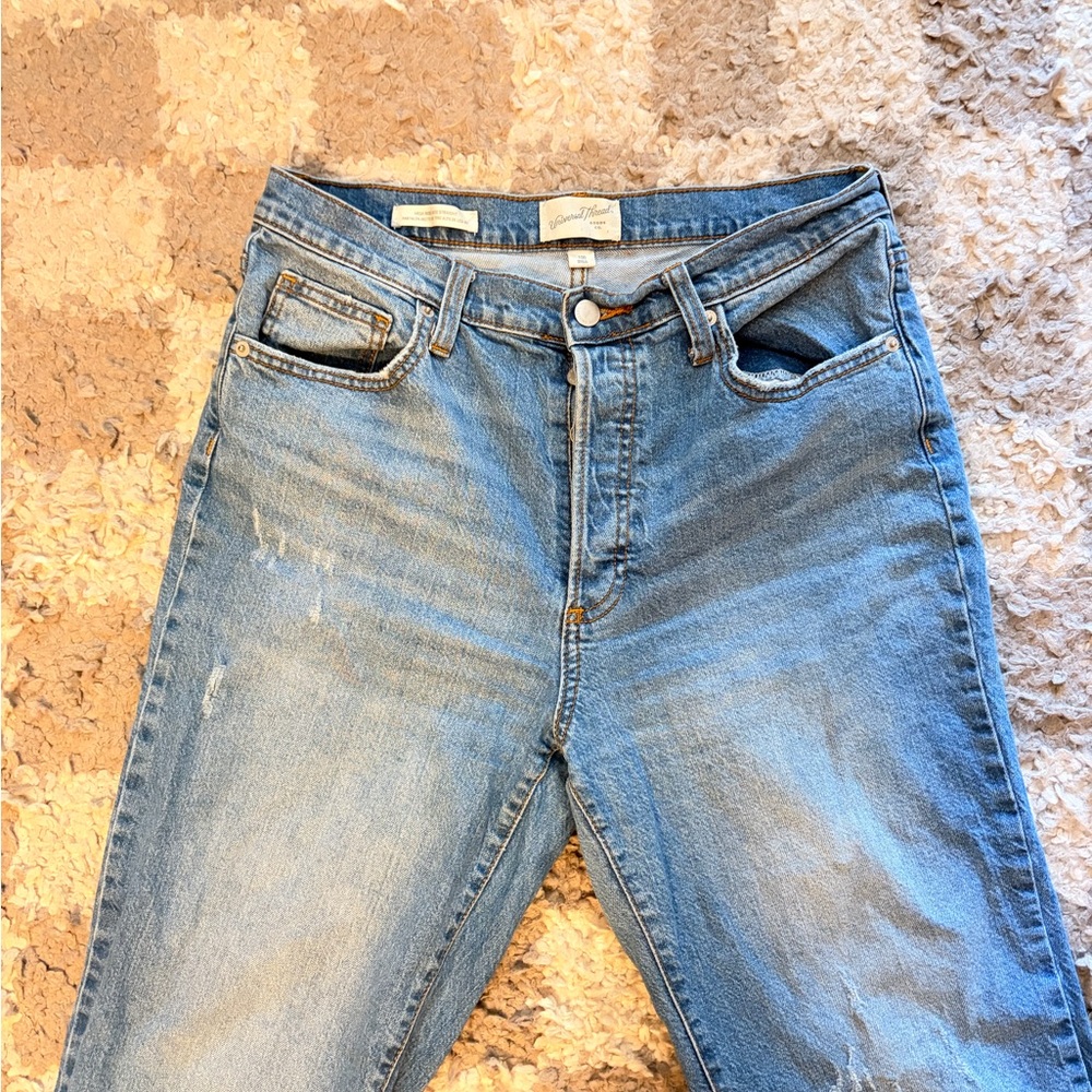 Universal Thread Light Blue Straight Jeans - Picture 2 of 6